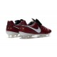 Hommes 2016 Nike Tiempo Legend VI FG Crampons Nike Vin Rouge Blanc