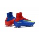 Chaussure Nike Mercurial Superfly 5 FG pour Hommes Bleu Rouge Jaune