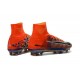 Chaussure Nike Mercurial Superfly 5 FG pour Hommes Nike Mercurial x EA Sports Orange Vert Bleu Noir