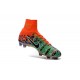 Chaussure Nike Mercurial Superfly 5 FG pour Hommes Nike Mercurial x EA Sports Orange Vert Bleu Noir