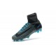 Chaussure Nike Mercurial Superfly 5 FG pour Hommes Gris Bleu Noir