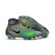 Nouvelles - Chaussures Foot Nike Magista Obra II FG Platine Noir Vert