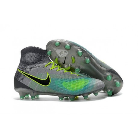 Nouvelles - Chaussures Foot Nike Magista Obra II FG Platine Noir Vert
