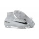 Chaussure Nike Mercurial Superfly 5 FG pour Hommes Blanc Noir