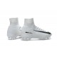 Chaussure Nike Mercurial Superfly 5 FG pour Hommes Blanc Noir
