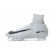 Chaussure Nike Mercurial Superfly 5 FG pour Hommes Blanc Noir
