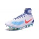 Nouvelles - Chaussures Foot Nike Magista Obra II FG Blanc Bleu Orange