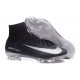 Chaussure Nike Mercurial Superfly 5 FG pour Hommes Noir Argent