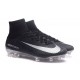 Chaussure Nike Mercurial Superfly 5 FG pour Hommes Noir Argent