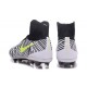 Nike Magista Obra II FG Football bottes pour hommes Noir Blanc Jaune