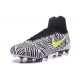 Nike Magista Obra II FG Football bottes pour hommes Noir Blanc Jaune