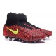 Nike Magista Obra II FG Chaussures de football Noir Rouge Jaune