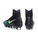 Nike Magista Obra II FG Chaussures de football Noir Bleu Vert