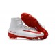 Chaussure Nike Mercurial Superfly 5 FG pour Hommes Blanc Rouge