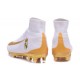 Chaussure Nike Mercurial Superfly 5 FG pour Hommes Real Madrid FC Blanc Or