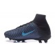 Chaussure Nike Mercurial Superfly 5 FG pour Hommes Manchester City FC Noir Bleu