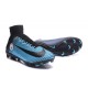 Chaussure Nike Mercurial Superfly 5 FG pour Hommes Manchester City FC Noir Bleu