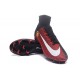 Chaussure Nike Mercurial Superfly 5 FG pour Hommes Manchester United Football Club Rouge Noir Blanc