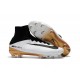 Chaussure Nike Mercurial Superfly 5 FG pour Hommes Blanc Or Noir