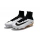 Chaussure Nike Mercurial Superfly 5 FG pour Hommes Blanc Or Noir