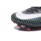 Nouvelles Chaussures Nike Mercurial Vapor 11 FG Noir Blanc Vert Électrique