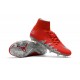 Nike HyperVenom Phantom II FG Football bottes pour hommes Rouge Argent