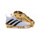 Adidas Ace16+ Purecontrol FG/AG Chaussures de Football Pour Homme Blanc Or Noir