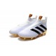 Adidas Ace16+ Purecontrol FG/AG Chaussures de Football Pour Homme Blanc Or Noir