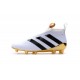 Adidas Ace16+ Purecontrol FG/AG Chaussures de Football Pour Homme Blanc Or Noir