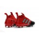 Adidas Ace17+ Purecontrol FG/AG Chaussures de Football Pour Homme Blanc Rouge Noir