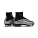 Chaussure Nike Mercurial Superfly 5 FG pour Hommes Argent Noir