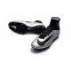 Chaussure Nike Mercurial Superfly 5 FG pour Hommes Argent Noir