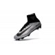 Chaussure Nike Mercurial Superfly 5 FG pour Hommes Argent Noir