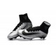 Chaussure Nike Mercurial Superfly 5 FG pour Hommes Argent Noir