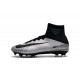Chaussure Nike Mercurial Superfly 5 FG pour Hommes Argent Noir