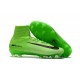 Nike Mercurial Superfly V FG Crampons Nouveaux 2017 Vert Noir