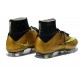 2014 Nouvelle Chaussure Nike Mercurial Superfly IV FG Or Volt Noir