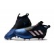 Nouvelles Chaussure adidas Ace 17+ Purecontrol FG Bleu Noir Blanc
