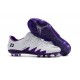 Nouveau Nike Hypervenom Phinish II FG Chaussure de Football Hommes Blanc Violet