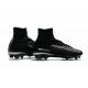 Nike Mercurial Superfly V FG Crampons Nouveaux 2017 Noir Gris