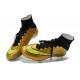 2014 Nouvelle Chaussure Nike Mercurial Superfly IV FG Or Volt Noir