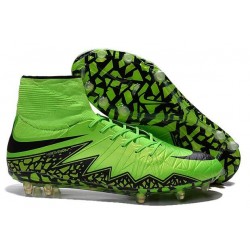 Nike HyperVenom Phantom 2 FG Chaussures de football Vert Noir