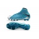 Nike Chaussure Hypervenom Phantom 3 DF FG ACC - Bleu Blanc