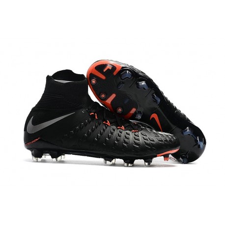 Nike Chaussure Hypervenom Phantom 3 DF FG ACC Noir Argent