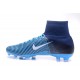 Nike Mercurial Superfly V FG ACC Chaussure de Football Bleu Noir Blanc