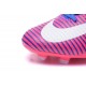 Nike Mercurial Superfly V FG ACC Chaussure de Football Rose Bleu Blanc