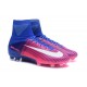 Nike Mercurial Superfly V FG ACC Chaussure de Football Rose Bleu Blanc