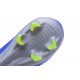 Nike Mercurial Vapor XI FG 2017 Crampon de Foot Bleu Rose Argent