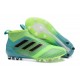 adidas Ace 17+ Purecontrol FG Crampons de Football - Vert Bleu