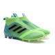 adidas Ace 17+ Purecontrol FG Crampons de Football - Vert Bleu